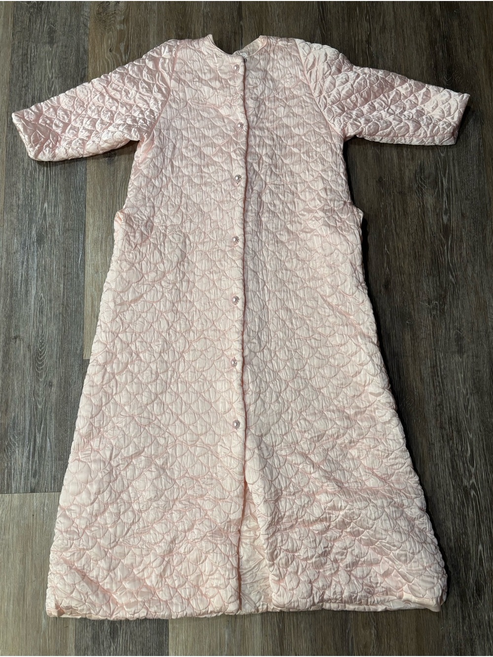 Vintage Evelyn Pearson Quilted House Coat